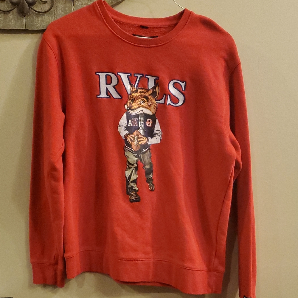 Akoo Red Graphic Sweater for Men